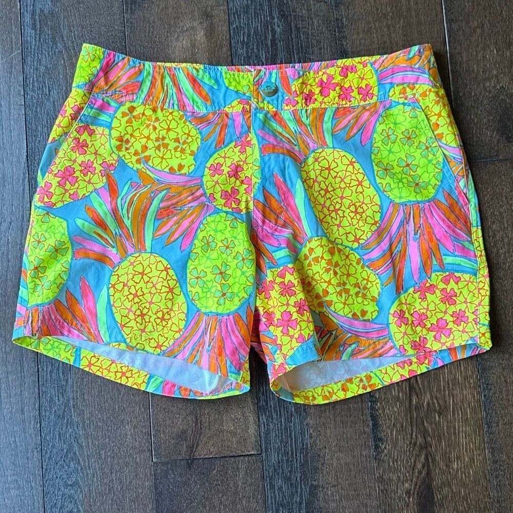 Chubbies the hooligans neon pineapple swim trunks men’s size medium beach lake r